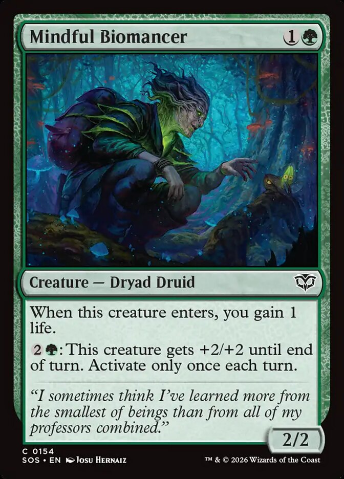 Mindful Biomancer - Magic: The Gathering - MoxLand