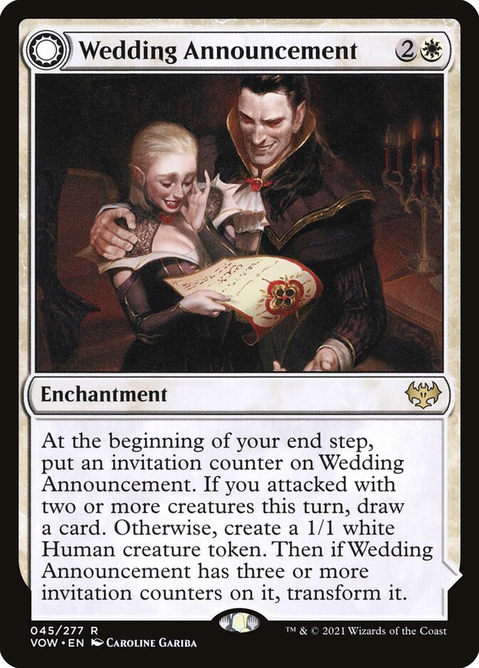 Anúncio de Casamento / Wedding Announcement - Magic: The Gathering - MoxLand