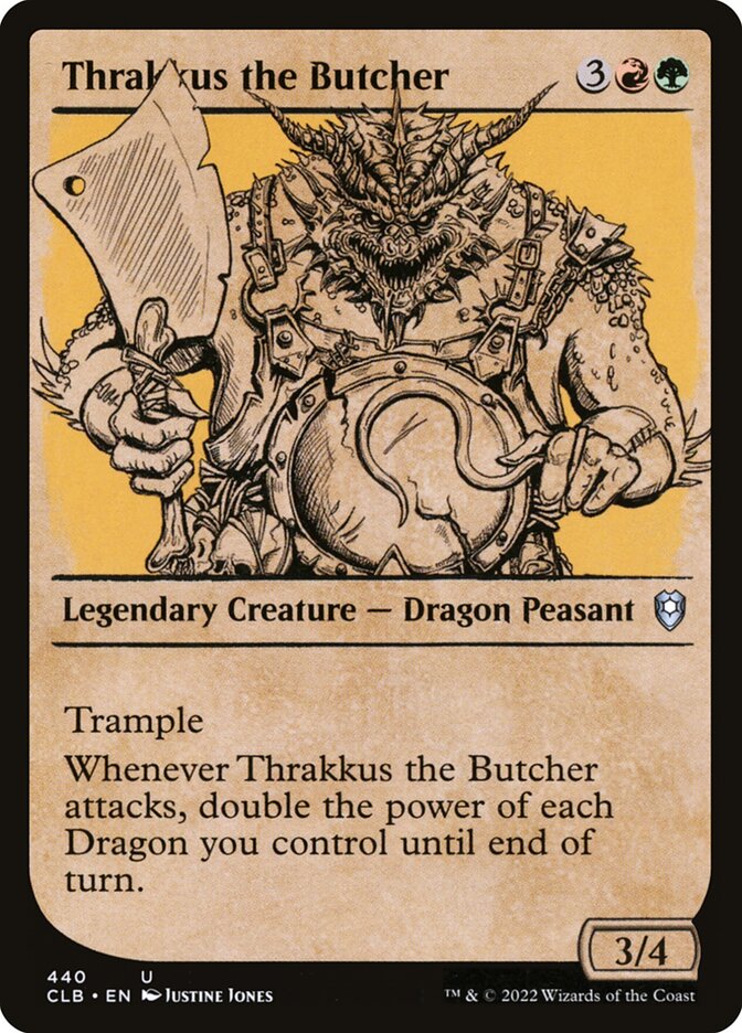 Thrakkus, o Açougueiro / Thrakkus the Butcher - Magic: The Gathering - MoxLand