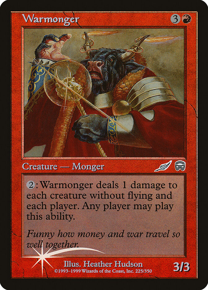 Vendilhão de Guerra / Warmonger - Magic: The Gathering - MoxLand