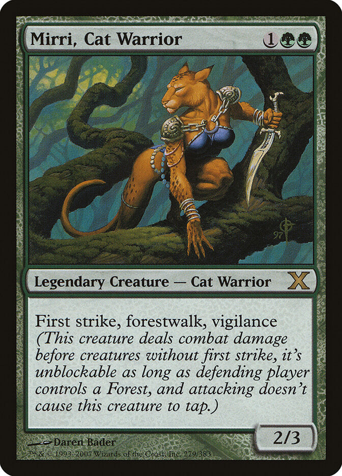 Mirri, Felina Guerreira / Mirri, Cat Warrior - Magic: The Gathering - MoxLand