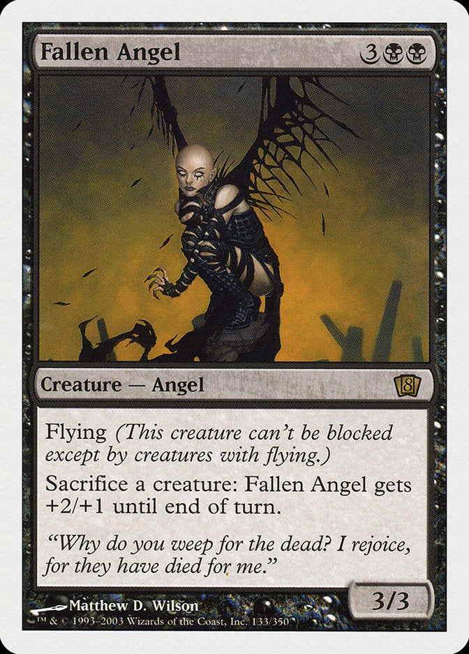 Anjo Caído / Fallen Angel - Magic: The Gathering - MoxLand