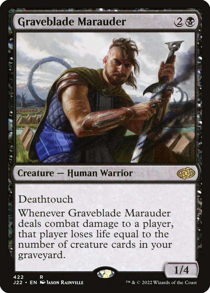 Saqueador da Lâmina Funesta / Graveblade Marauder - Magic: The Gathering - MoxLand
