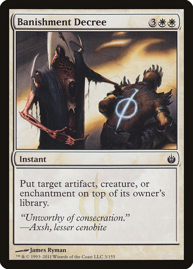 Decreto de Expulsão / Banishment Decree - Magic: The Gathering - MoxLand