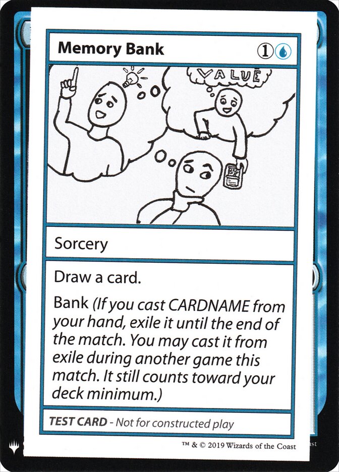 Memory Bank - Magic: The Gathering - MoxLand