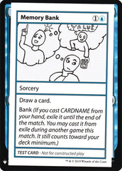 Memory Bank - Magic: The Gathering - MoxLand