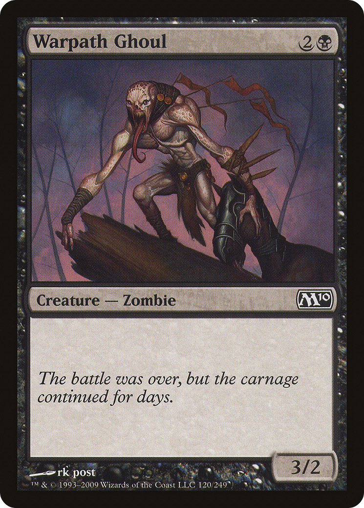 Ghoul da Via Bélica / Warpath Ghoul - Magic: The Gathering - MoxLand