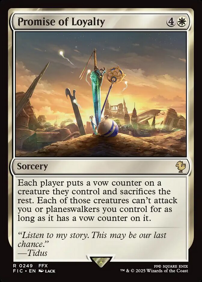 Promessa de Lealdade / Promise of Loyalty - Magic: The Gathering - MoxLand