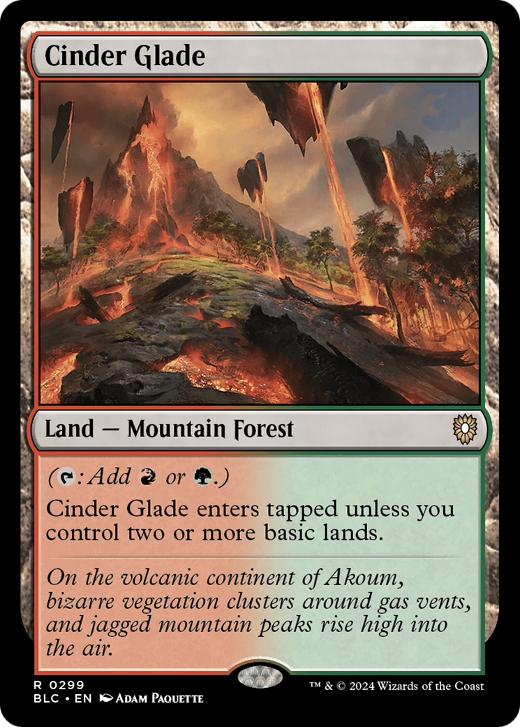 Clareira das Cinzas / Cinder Glade - Magic: The Gathering - MoxLand
