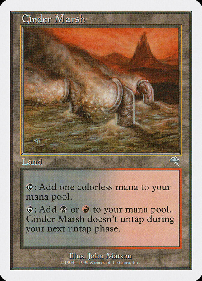 Pântano das Chamas / Cinder Marsh - Magic: The Gathering - MoxLand