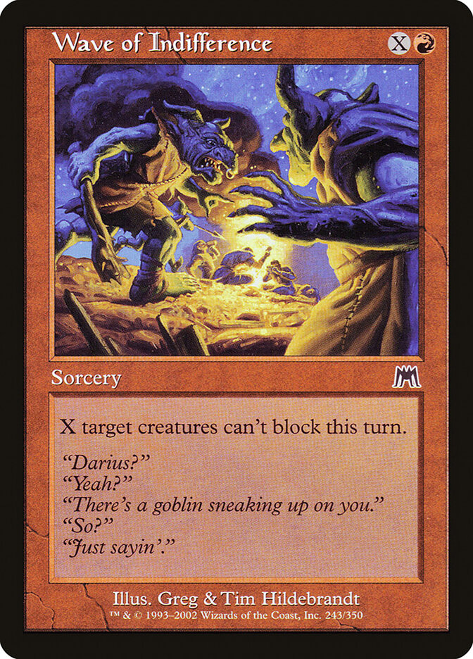 Onda de Indiferença / Wave of Indifference - Magic: The Gathering - MoxLand