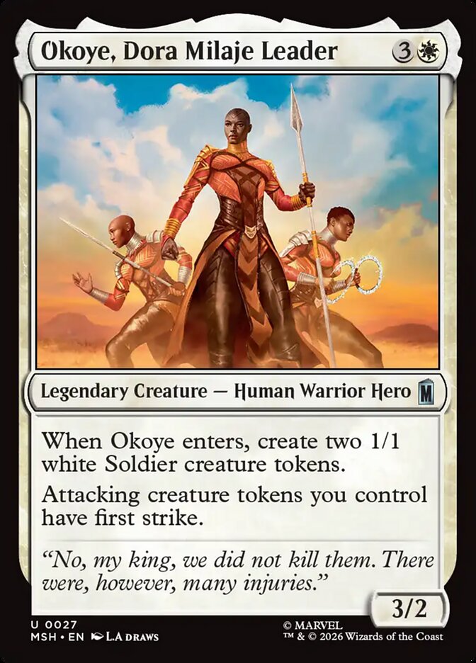 Okoye, Dora Milaje Leader - Magic: The Gathering - MoxLand