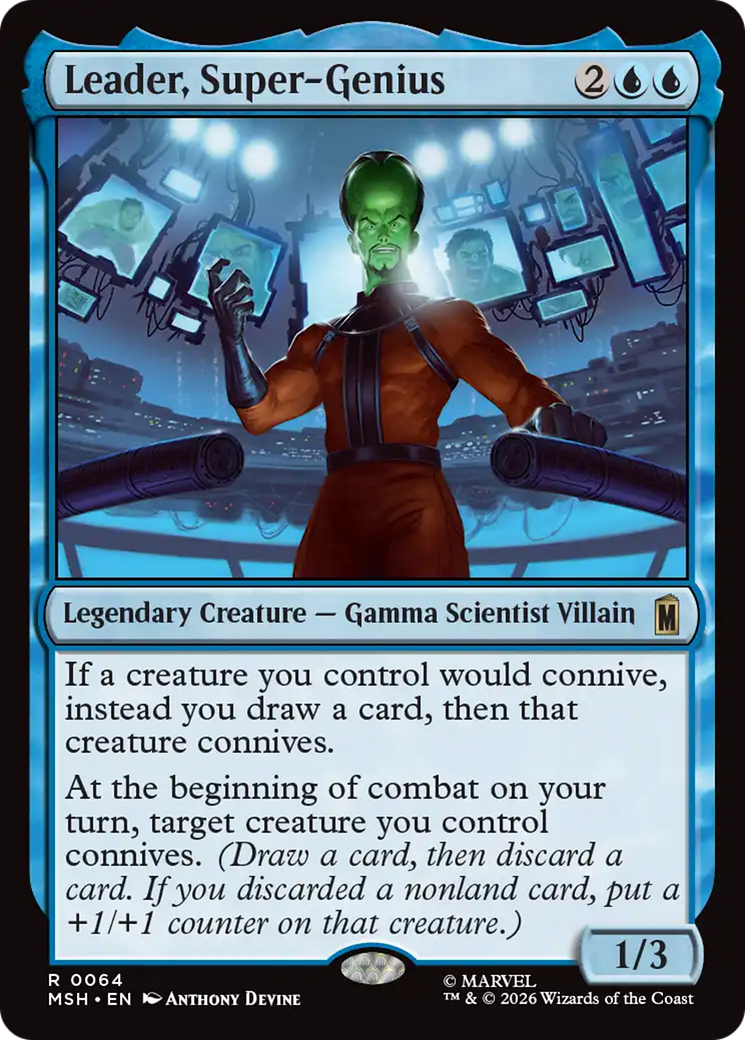 Leader, Super-Genius - Magic: The Gathering - MoxLand