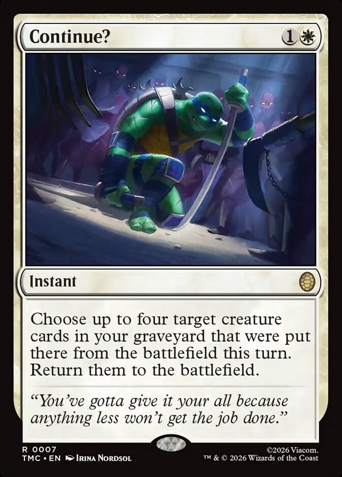 Continue? - Magic: The Gathering - MoxLand