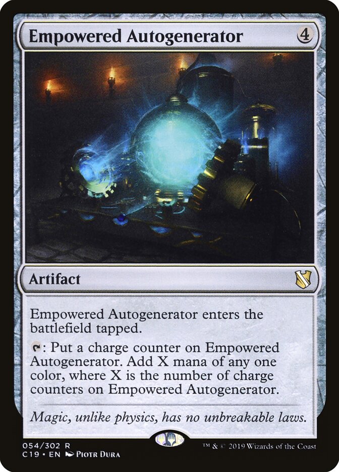 Autogerador Carregado / Empowered Autogenerator - Magic: The Gathering - MoxLand