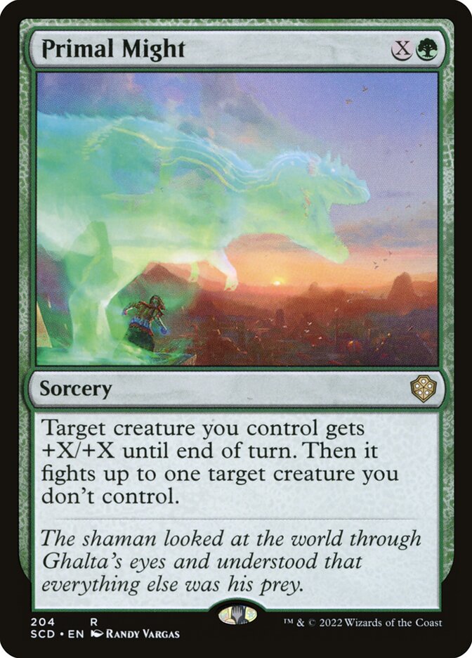 Força Primal / Primal Might - Magic: The Gathering - MoxLand