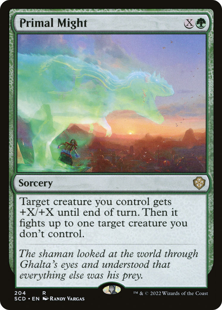 Força Primal / Primal Might - Magic: The Gathering - MoxLand
