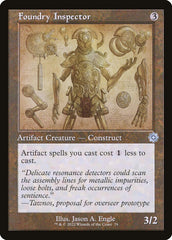 Inspetor da Fundição / Foundry Inspector - Magic: The Gathering - MoxLand