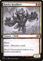 Atração Principal Rakdos / Rakdos Headliner - Magic: The Gathering - MoxLand