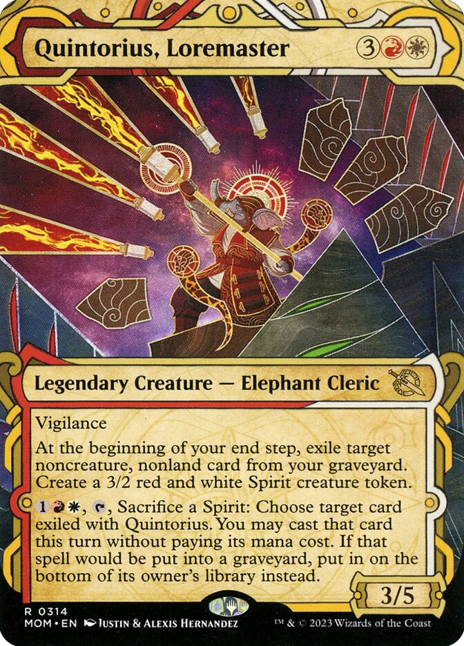 Quintorius, Mestre do Saber / Quintorius, Loremaster - Magic: The Gathering - MoxLand