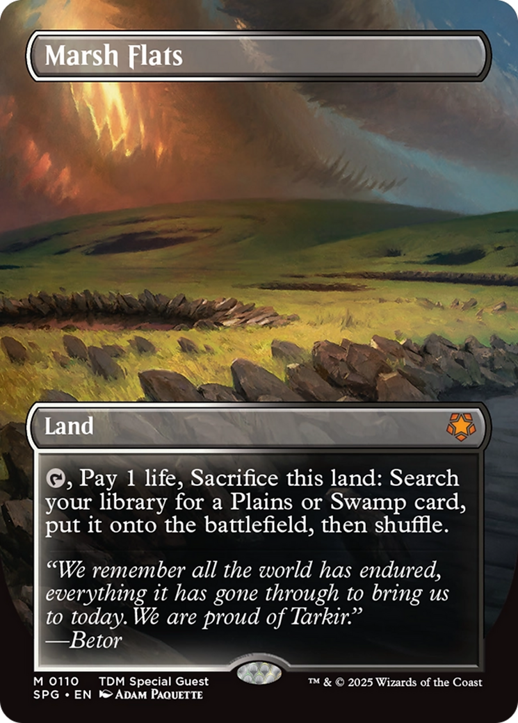 Planície Pantanosa / Marsh Flats - Magic: The Gathering - MoxLand