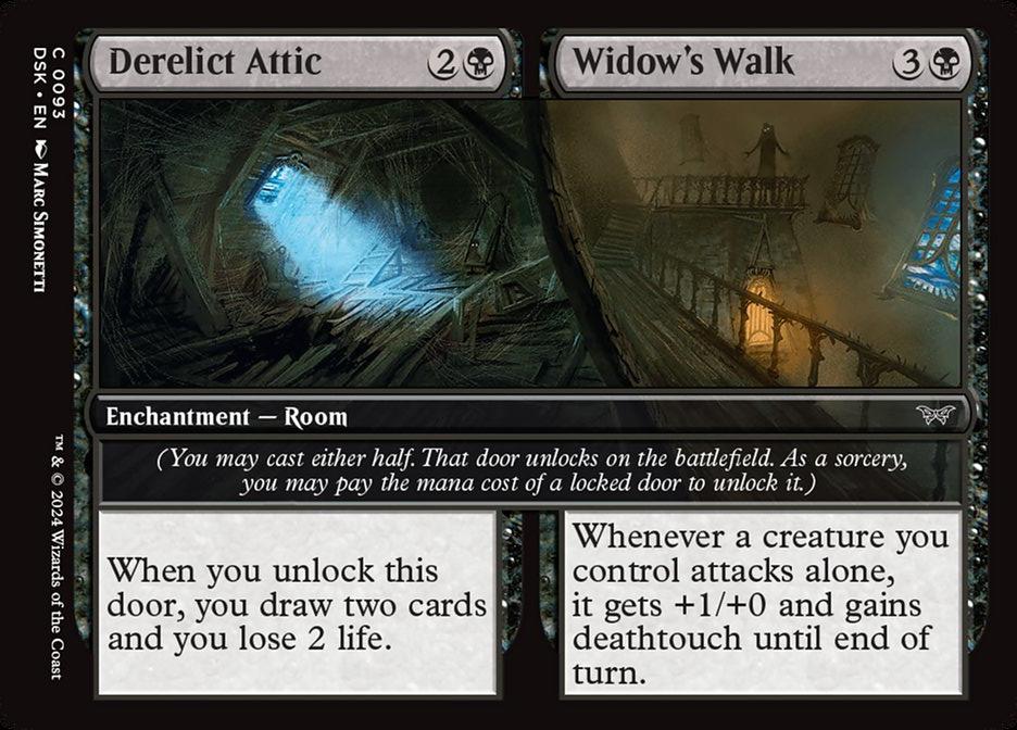 Sótão Abandonado / Terraço / Derelict Attic / Widow's Walk - Magic: The Gathering - MoxLand