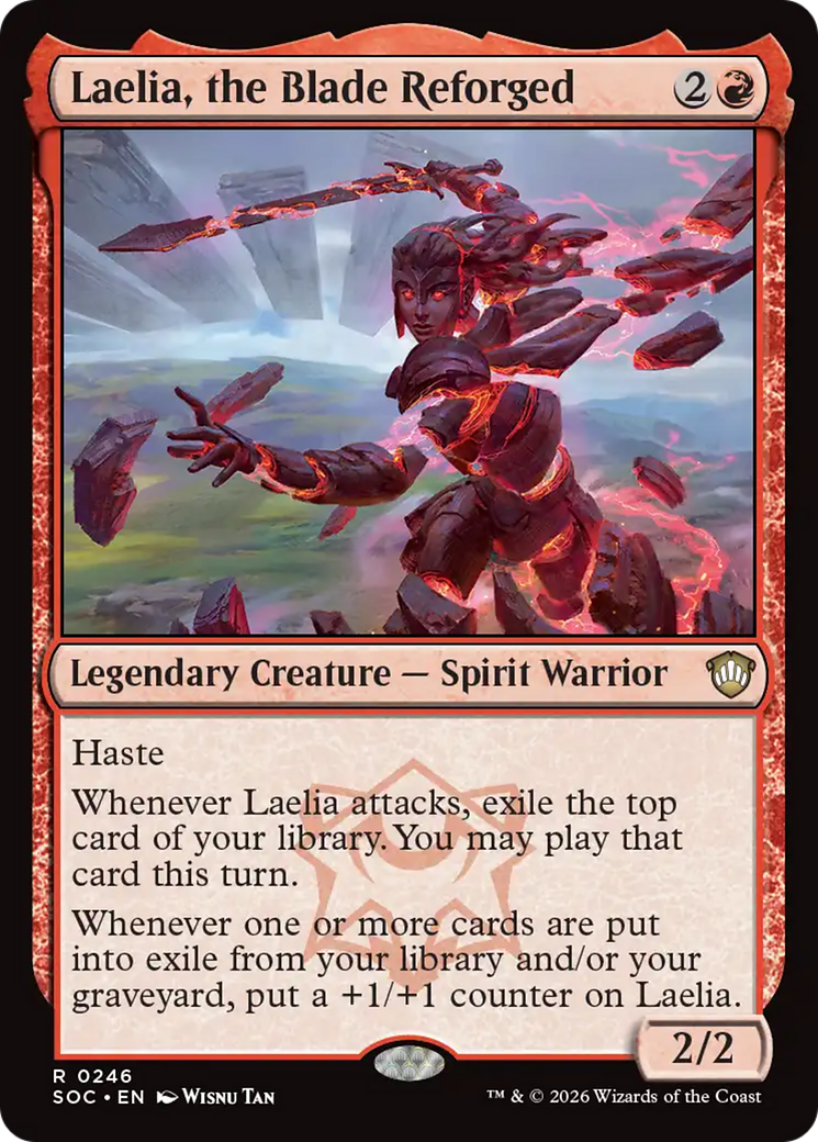 Laelia, a Lâmina Reforjada / Laelia, the Blade Reforged - Magic: The Gathering - MoxLand