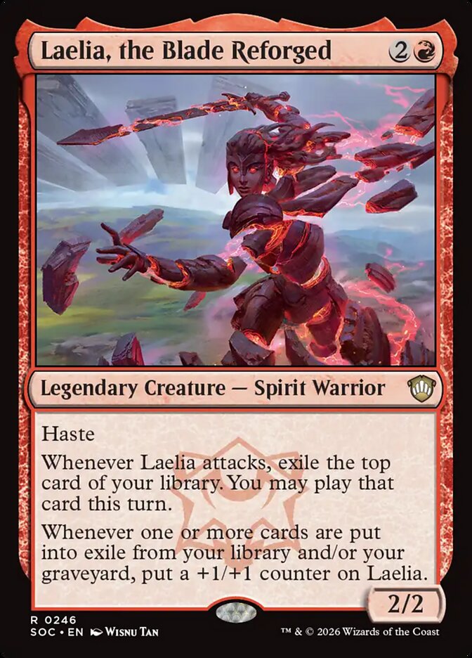 Laelia, a Lâmina Reforjada / Laelia, the Blade Reforged - Magic: The Gathering - MoxLand