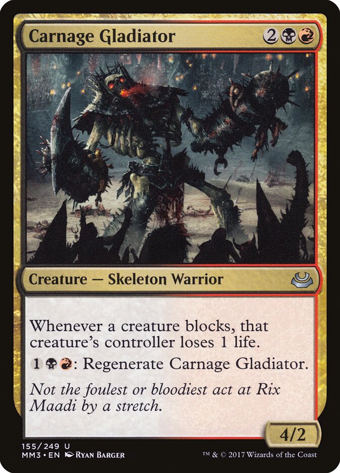 Gladiador Carniceiro / Carnage Gladiator - Magic: The Gathering - MoxLand