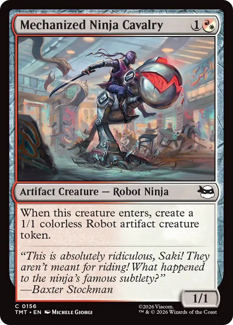Mechanized Ninja Cavalry - Magic: The Gathering - MoxLand