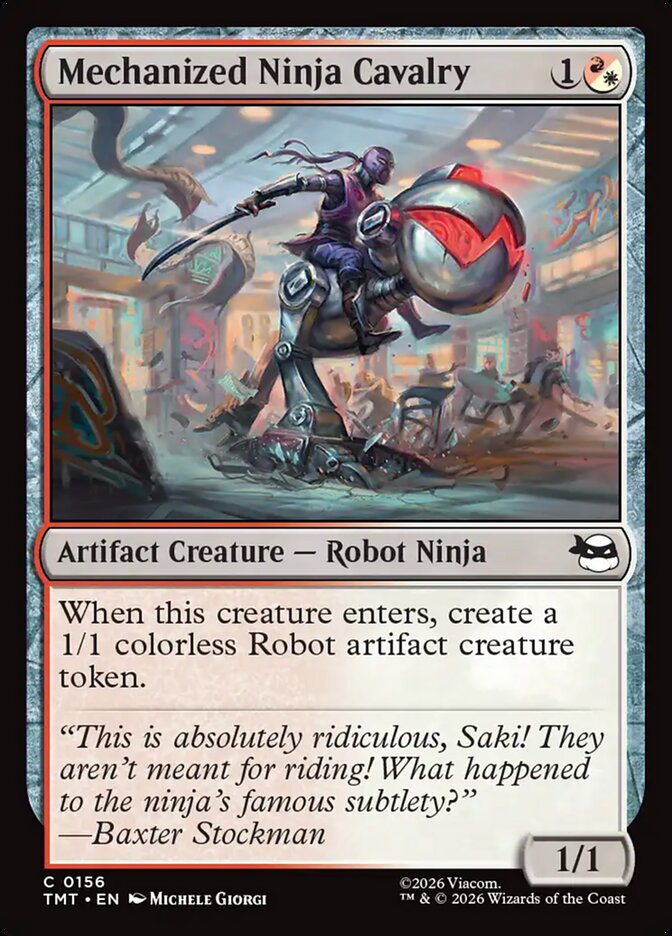 Mechanized Ninja Cavalry - Magic: The Gathering - MoxLand