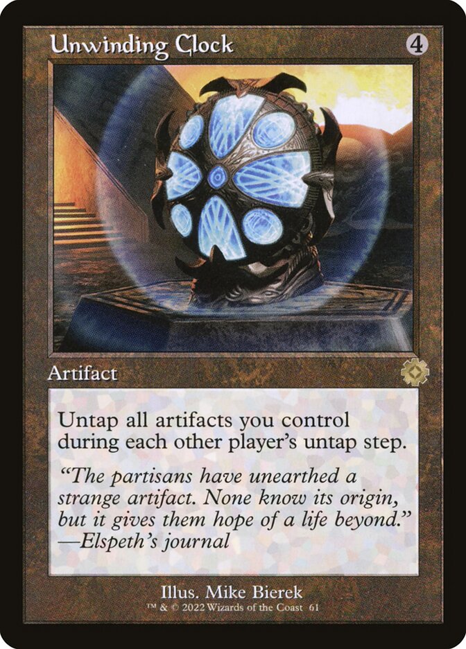Relógio Reversor / Unwinding Clock - Magic: The Gathering - MoxLand