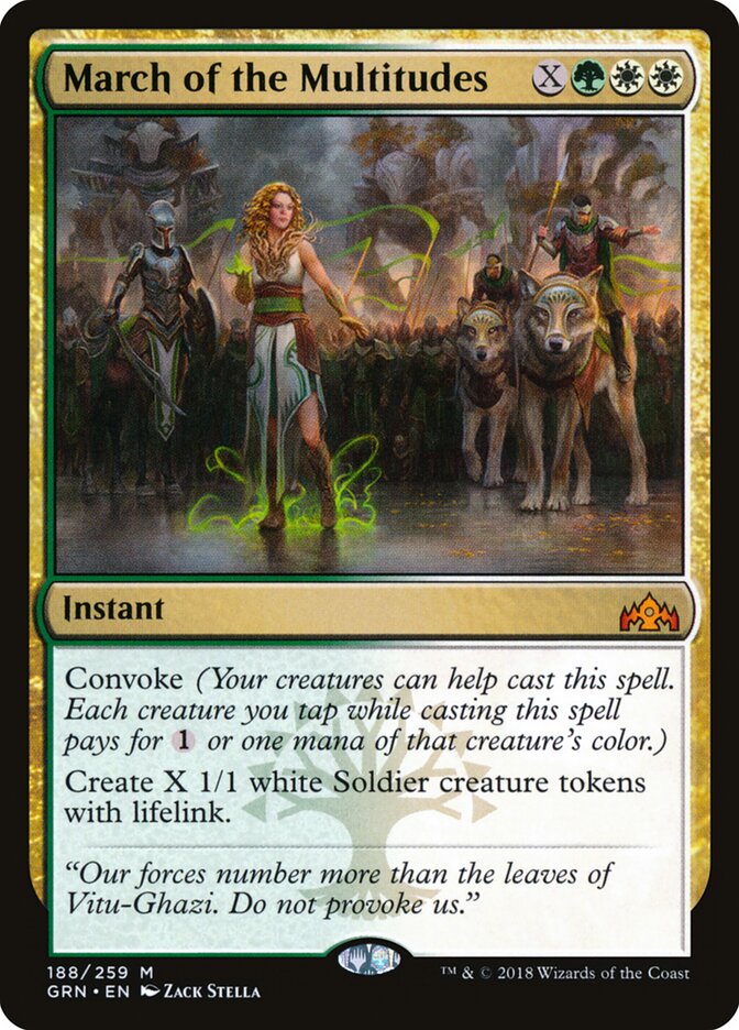 Marcha das Multidões / March of the Multitudes - Magic: The Gathering - MoxLand