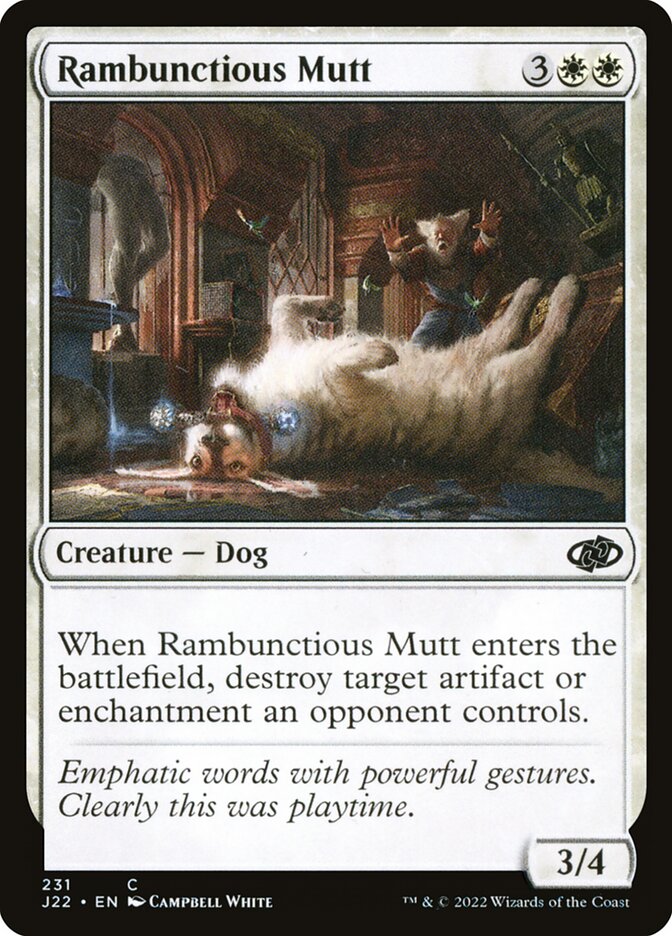 Vira-lata Bagunceiro / Rambunctious Mutt - Magic: The Gathering - MoxLand