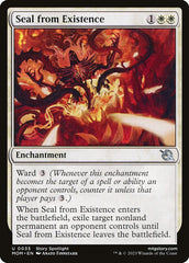 Selar da Existência / Seal from Existence - Magic: The Gathering - MoxLand
