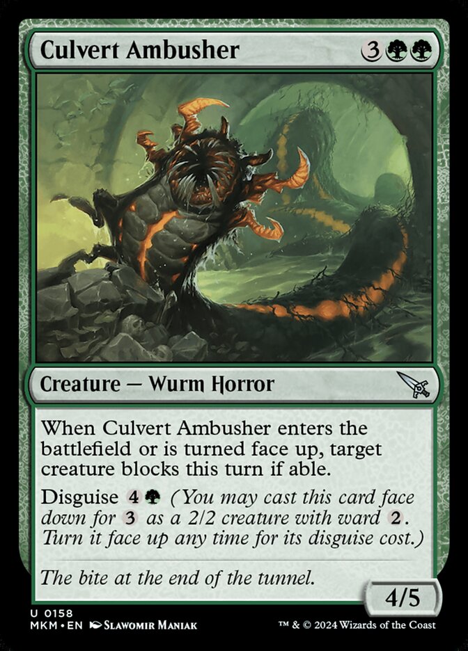 Emboscador das Galerias / Culvert Ambusher - Magic: The Gathering - MoxLand