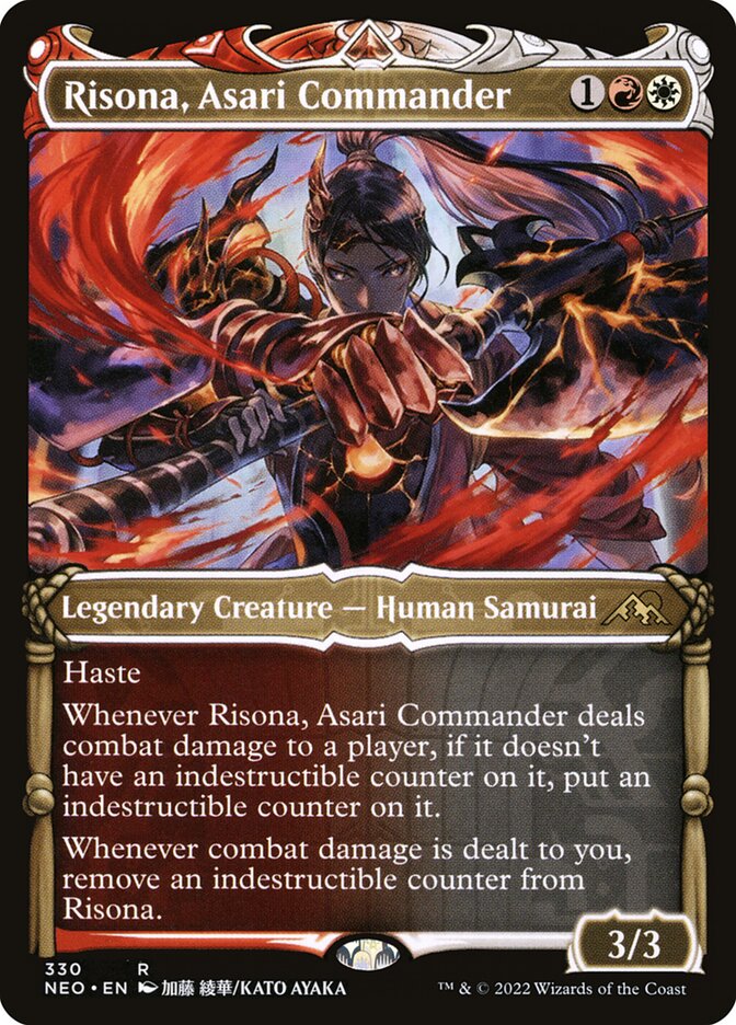 Risona, Comandante Asari / Risona, Asari Commander - Magic: The Gathering - MoxLand