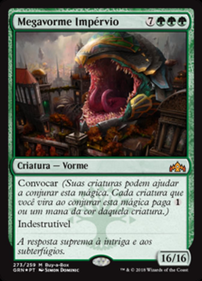 Megavorme Impérvio / Impervious Greatwurm - Magic: The Gathering - MoxLand