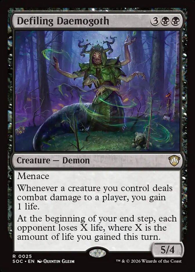 Defiling Daemogoth - Magic: The Gathering - MoxLand