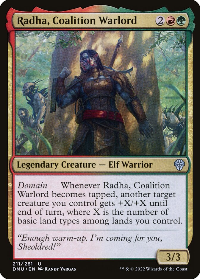 Radha, Senhora da Guerra da Coalizão / Radha, Coalition Warlord - Magic: The Gathering - MoxLand