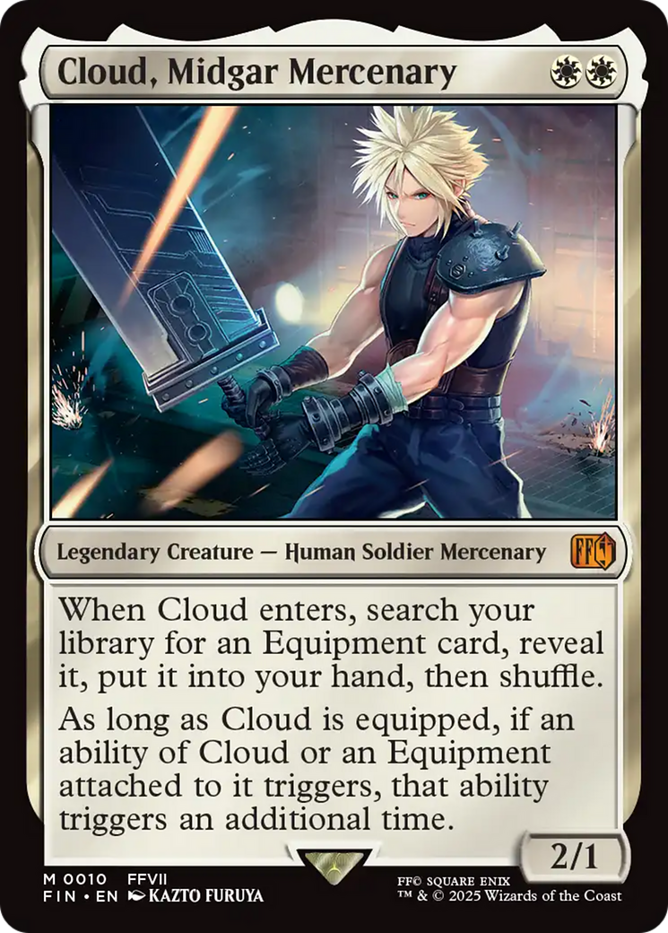 Cloud, Midgar Mercenary - Magic: The Gathering - MoxLand