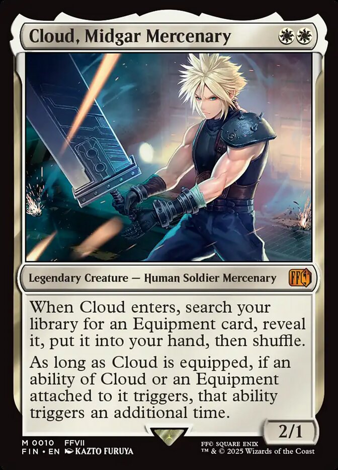 Cloud, Mercenário de Midgar / Cloud, Midgar Mercenary - Magic: The Gathering - MoxLand
