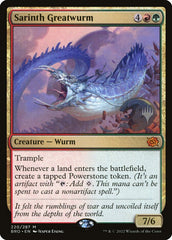 Megavorme de Sarinth / Sarinth Greatwurm - Magic: The Gathering - MoxLand