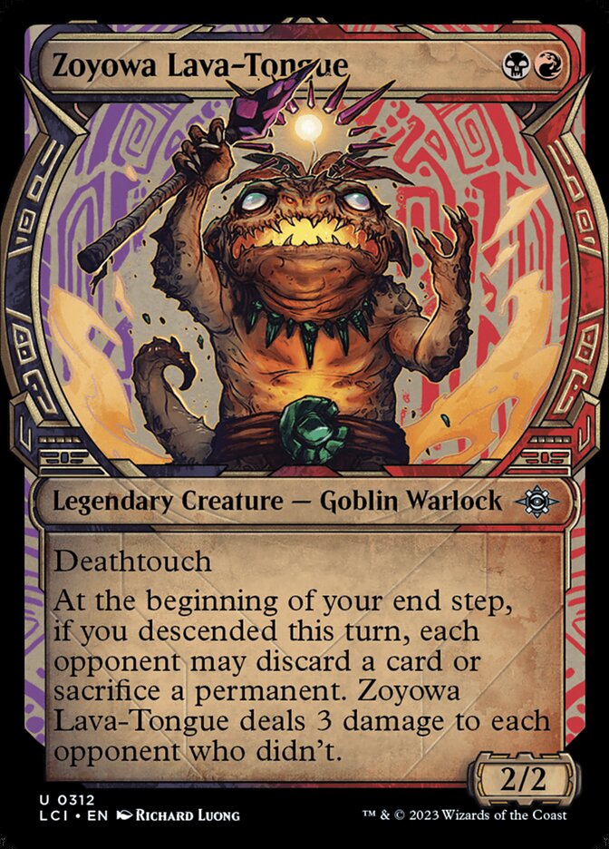 Zoyowa Língua-de-lava / Zoyowa Lava-Tongue - Magic: The Gathering - MoxLand