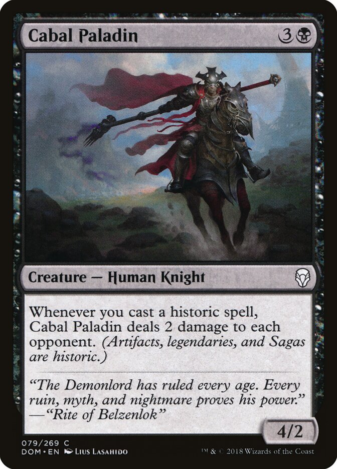 Paladino da Cabala / Cabal Paladin - Magic: The Gathering - MoxLand