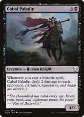 Paladino da Cabala / Cabal Paladin - Magic: The Gathering - MoxLand