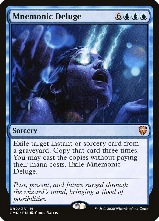 Dilúvio Mnemônico / Mnemonic Deluge - Magic: The Gathering - MoxLand