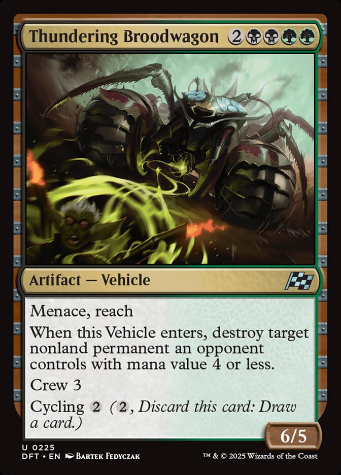 Insectomóvel Trovejante / Thundering Broodwagon - Magic: The Gathering - MoxLand