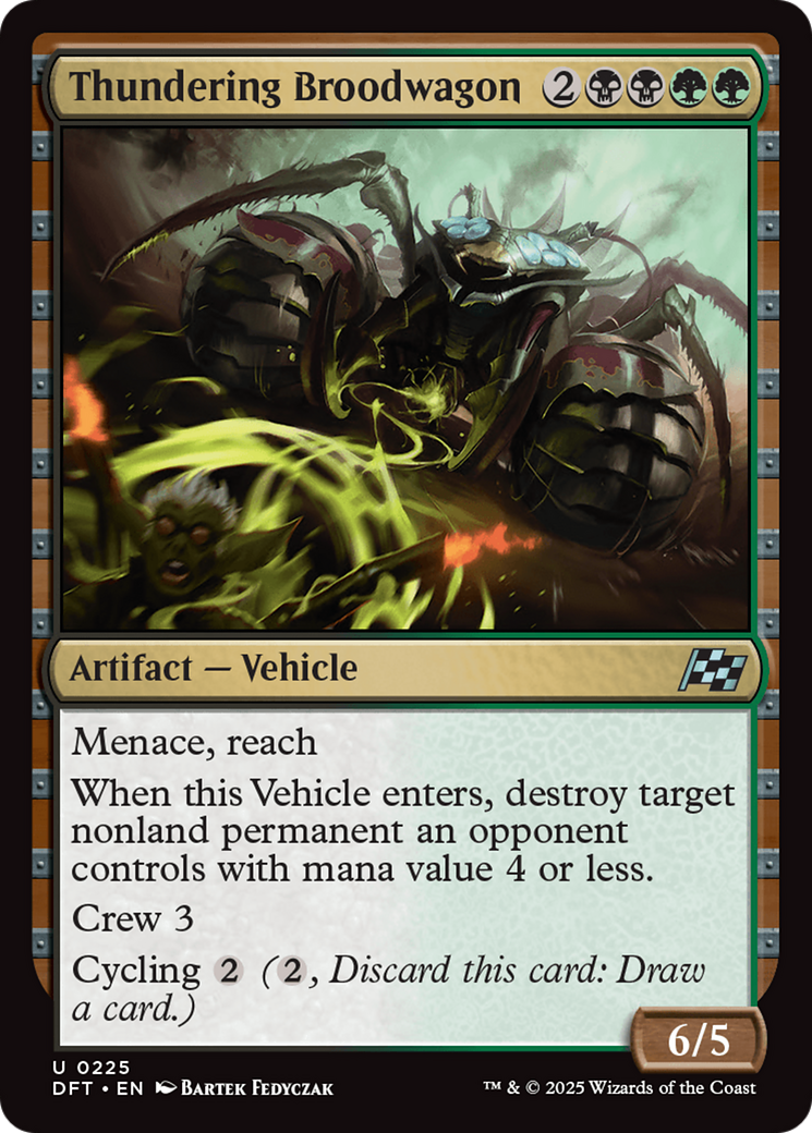 Insectomóvel Trovejante / Thundering Broodwagon - Magic: The Gathering - MoxLand