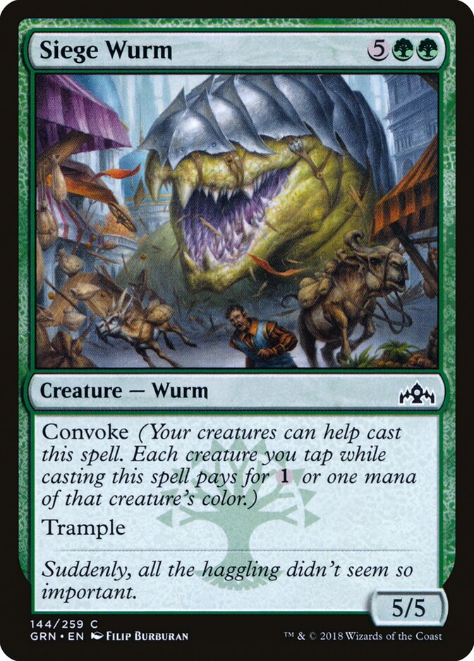 Vorme de Cerco / Siege Wurm - Magic: The Gathering - MoxLand